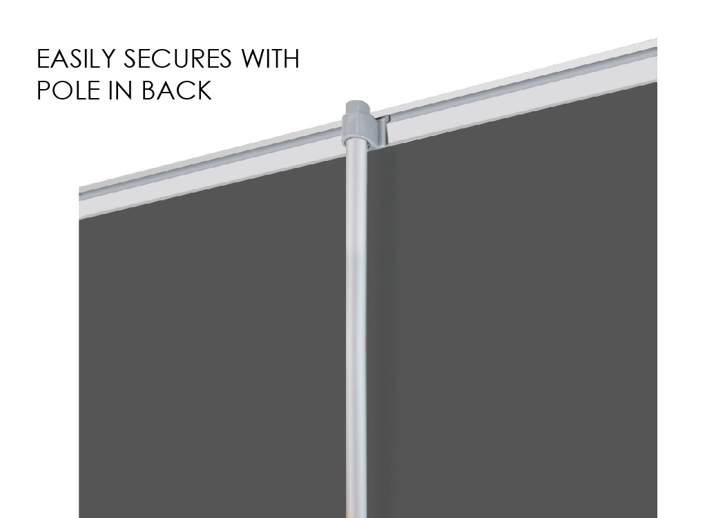 Banner stand back