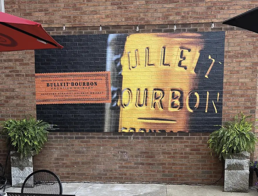 bulleit bourbon wall graphics