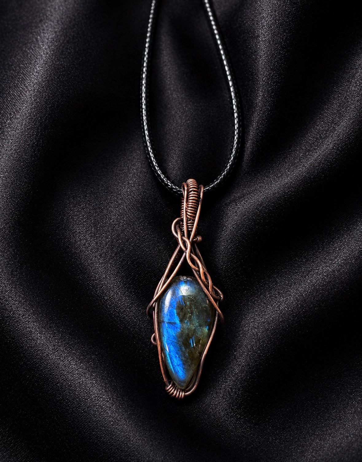 blue flash inverted teardrop