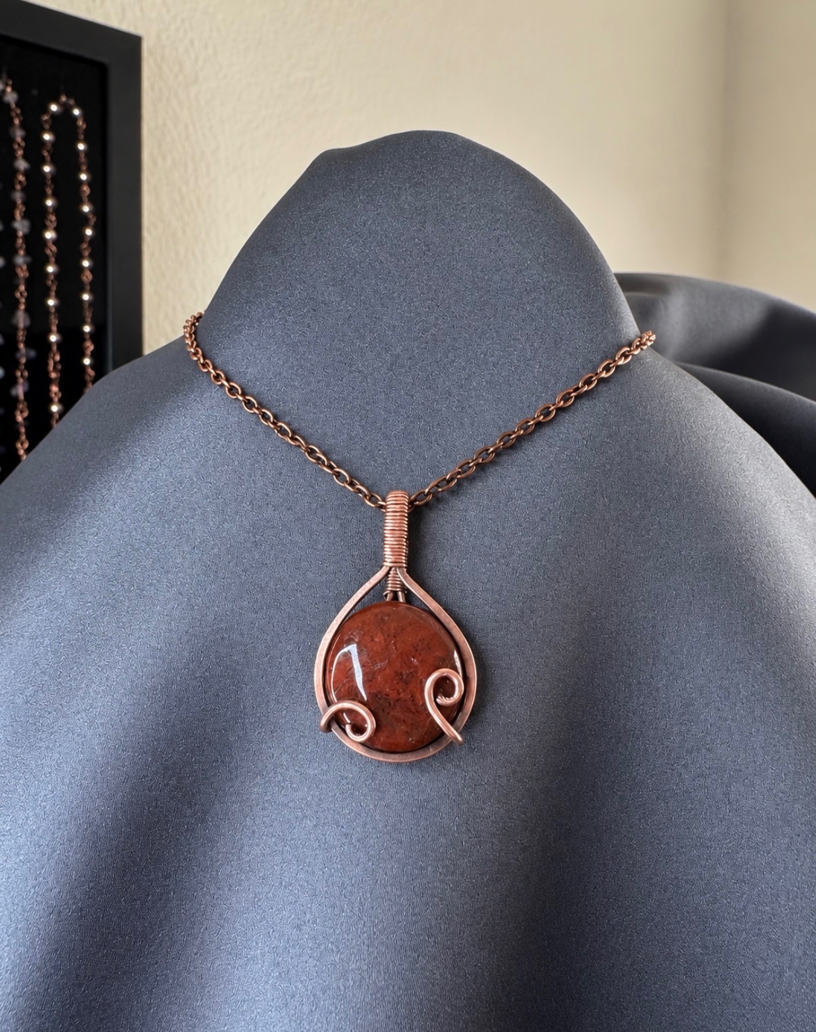 Emberling Red Jasper Pendant