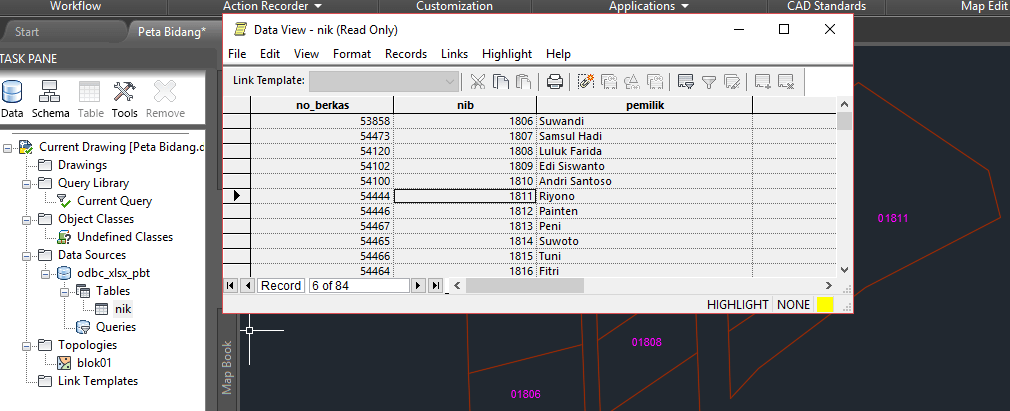 Dbconnect Coretan Tentang Autocad Dan Excel Januari 2008 AutoCAD-AutoDesk Microstation-Bentley topografia. Dbconnect Coretan Tentang Autocad Dan Excel Blok cell D3 sd D9 lalu Copy selanjutnya pada AutoCAD ketik PL kemudian tekan enter atau bisa juga dengan cara click icon polyline.