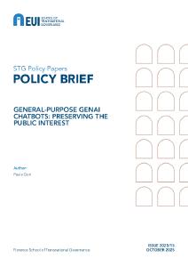 General-purpose genai chatbots