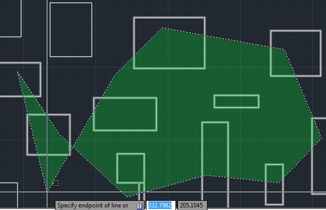 chọn đối tượng cad