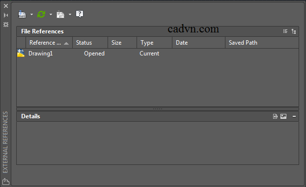 Sử dụng lệnh Xref trong autocad