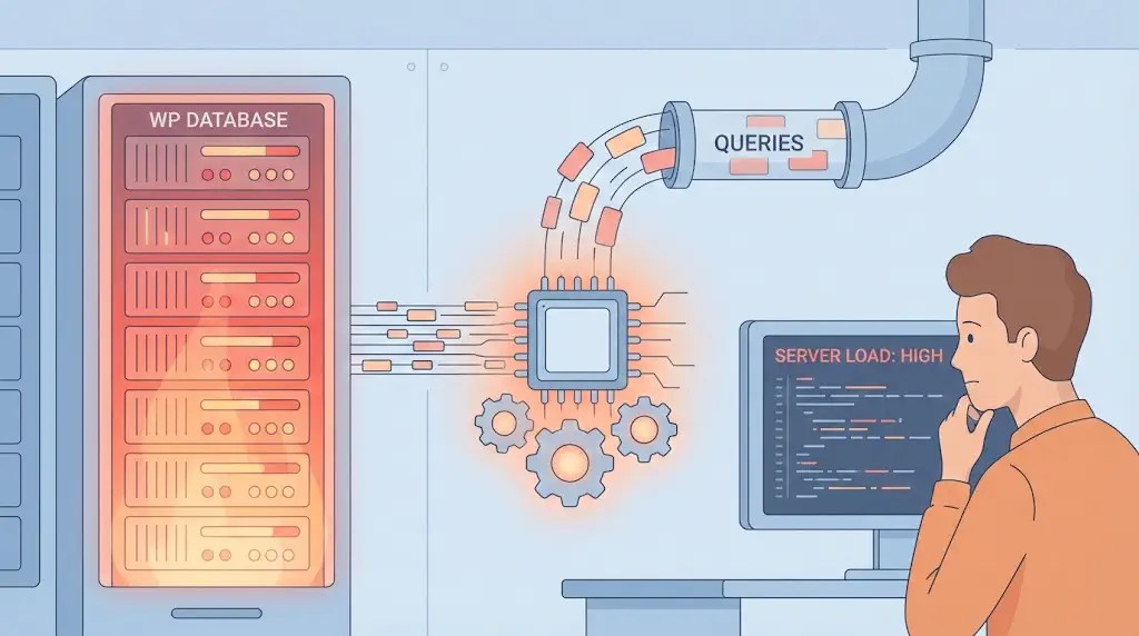 과도한 워드프레스 DB 쿼리로 인한 서버 과부하 문제 대응하기