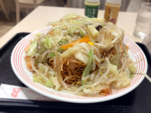 野菜たっぷり皿うどん