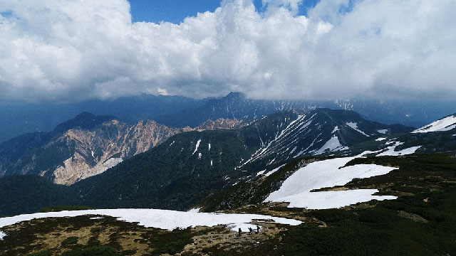 北アルプス　ドローン大縦走