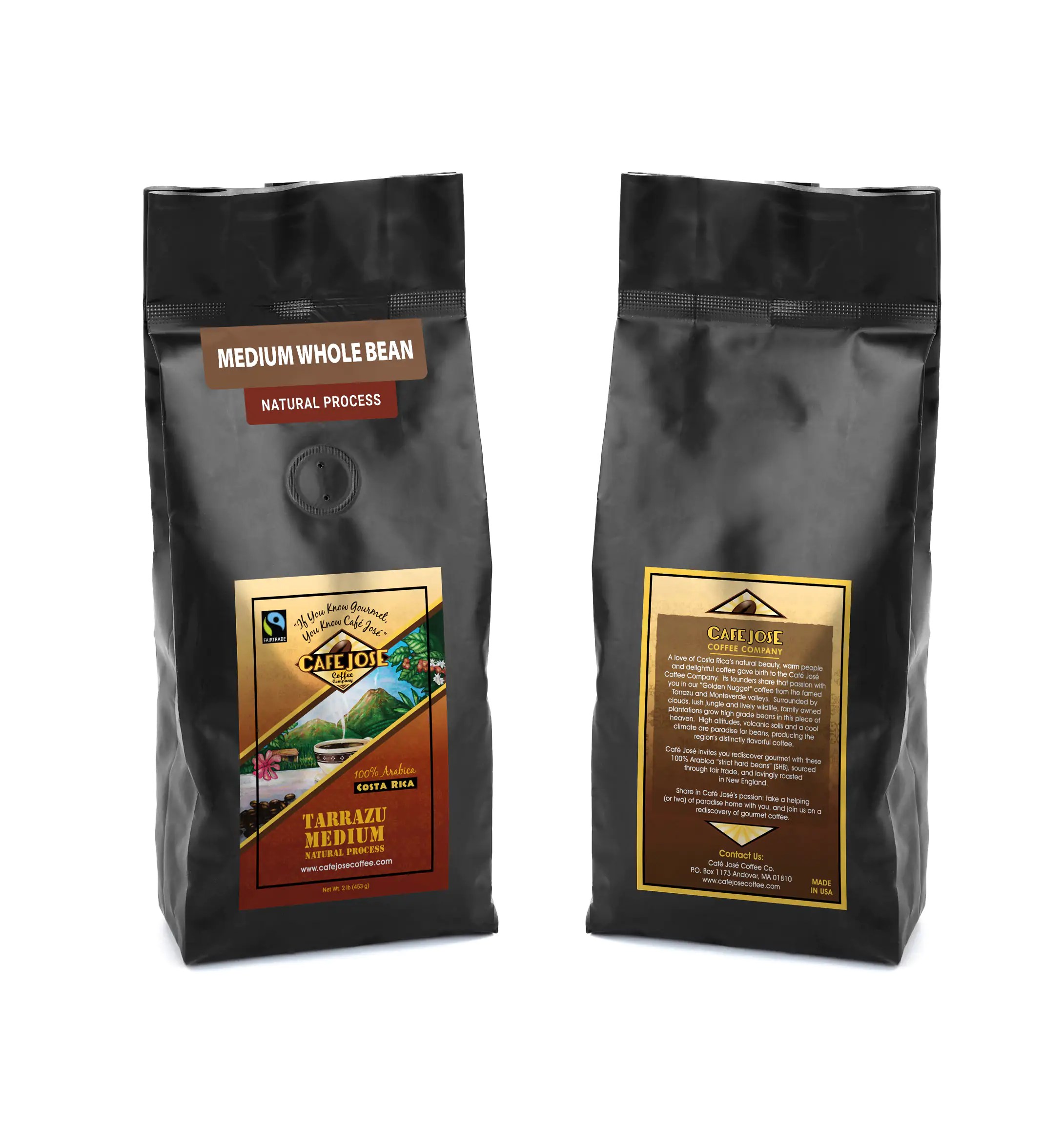 Natural Process Tarrazu Coffee Medium Roast - Cafe Jose