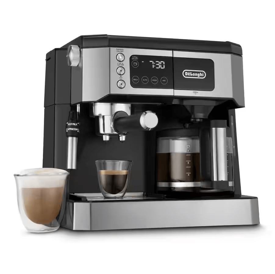 Delonghi – Cafetière numérique et machine à espresso tout-en-un