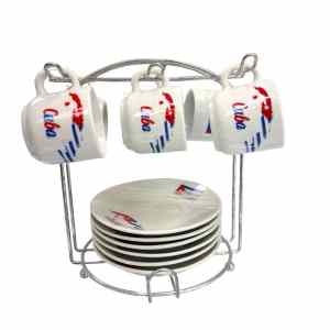Demitasse Cups Set of 6 cups and saucers