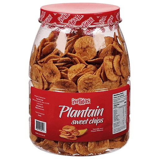 Iselitas Plantain Chips, Sweet 22.93 Oz