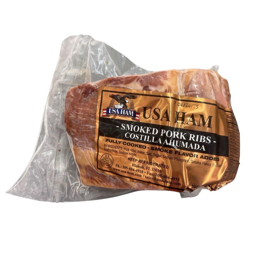 USA HAM Smoked Pork Ribs - Costilla Ahumada