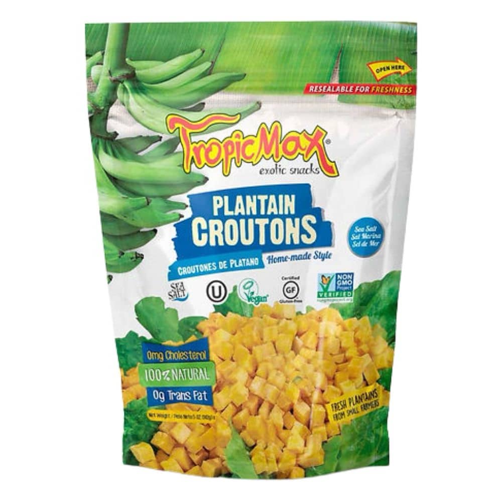 Plantain Croutons – Crunchy Snack, 5oz Bag