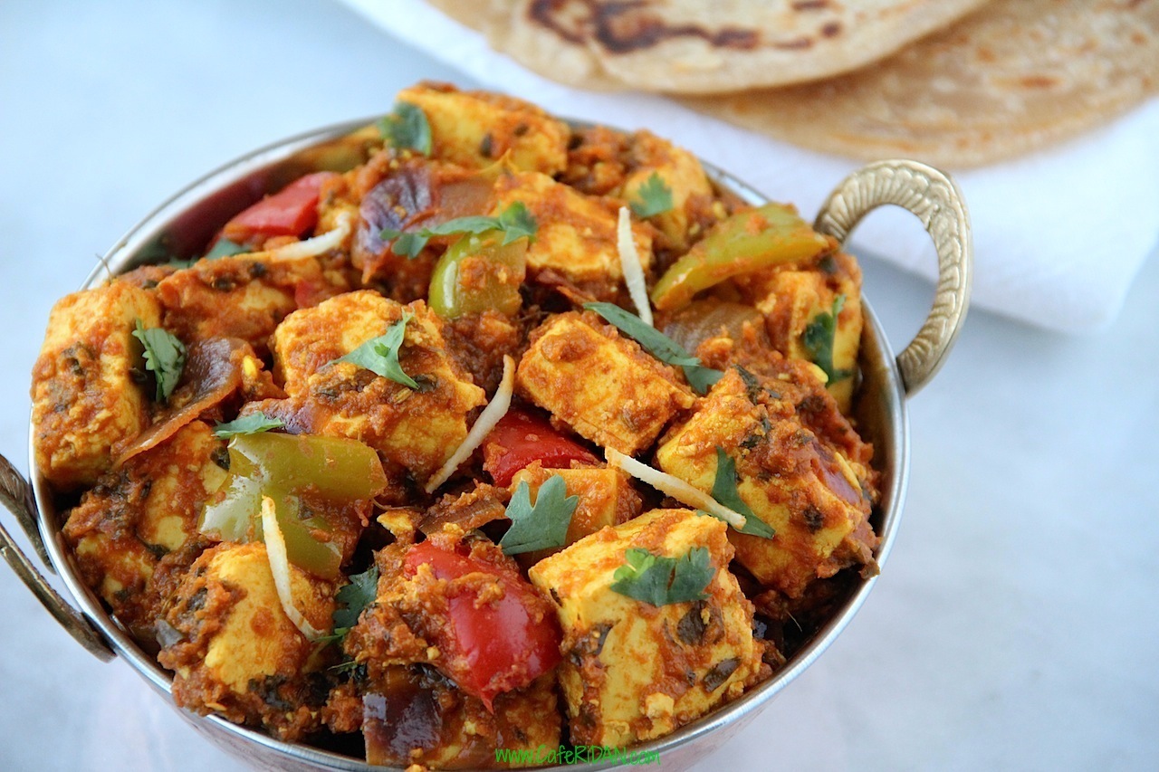 Kadai Paneer Indian Cottage Cheese Cafe Ridan