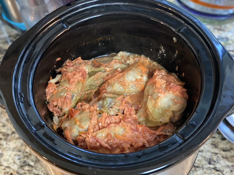 stuffed cabbage done
