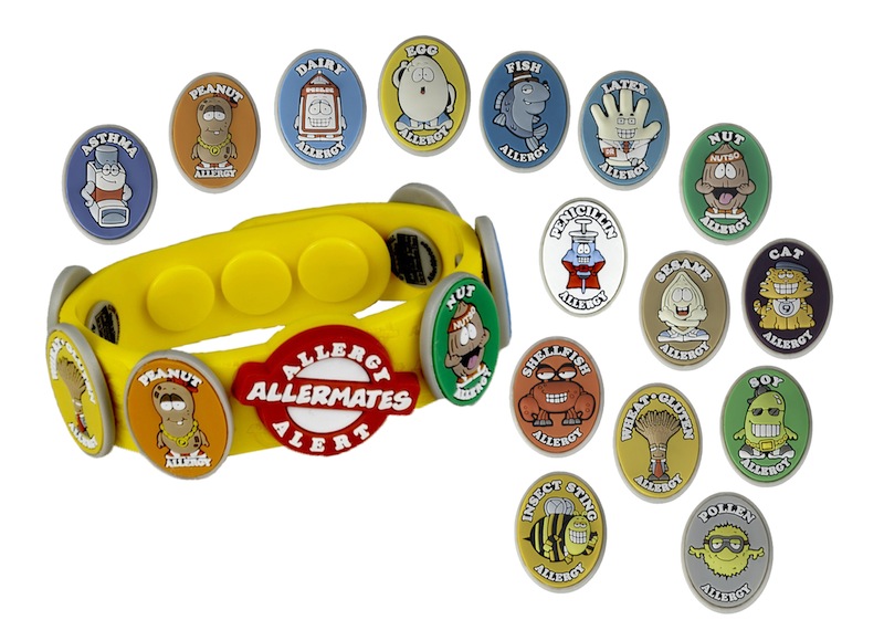 AllerMates bracelet with charms