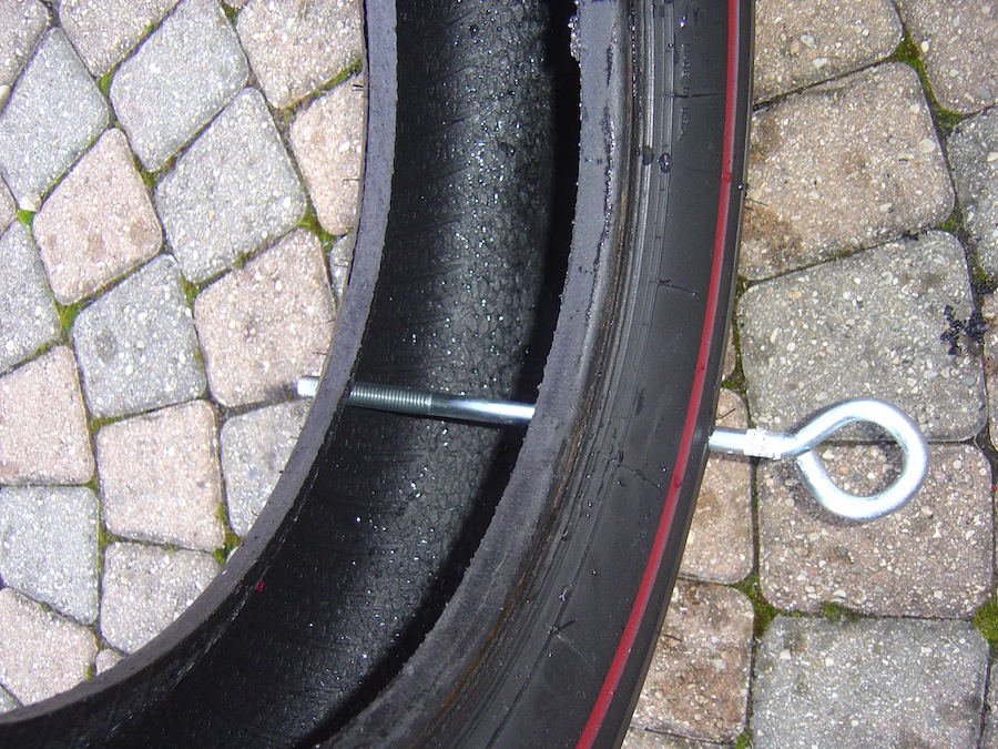 attaching straw