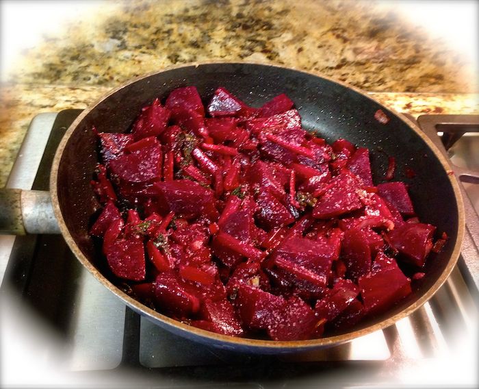 Beets & Greens Saute
