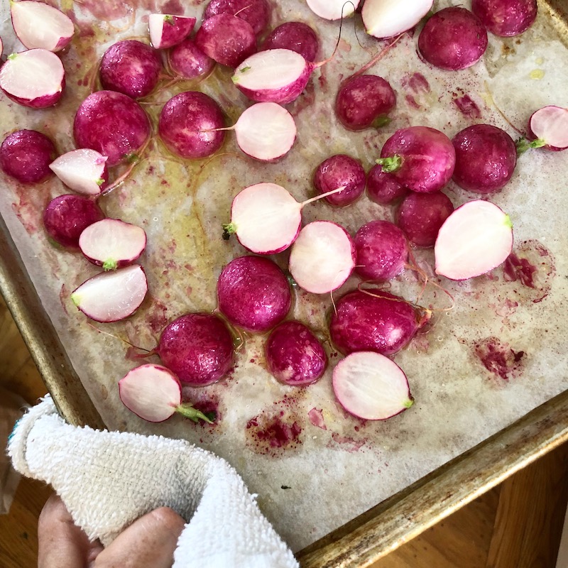 food prep, ends + Stems