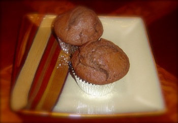 chocolate ginger muffin