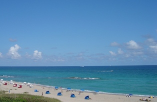 Atlantic ocean from Singer Island