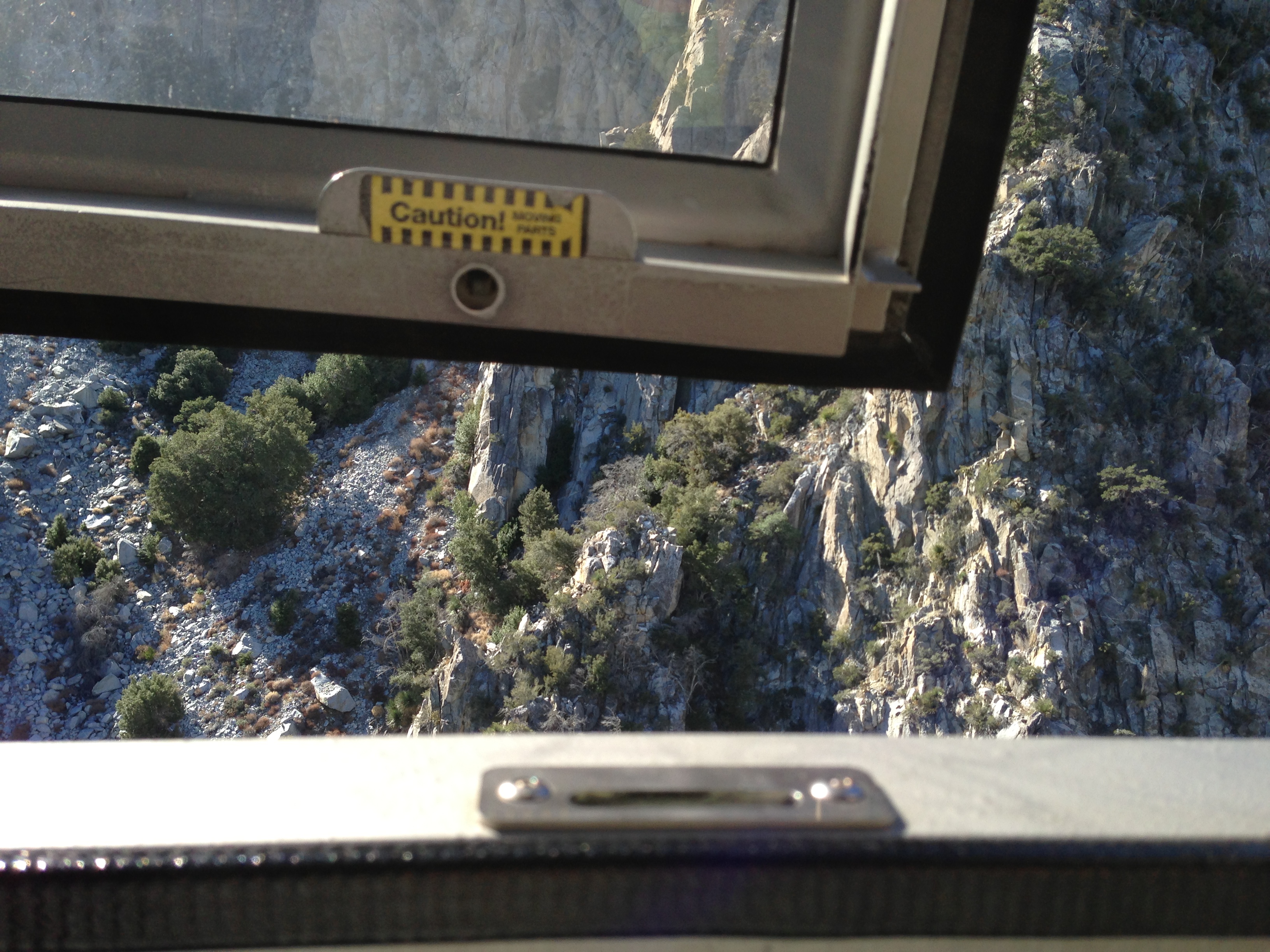 window view aerial tram