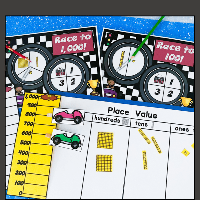 This engaging place value game is a fun way to build number sense!
