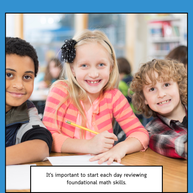 Back to school math review is a mush for students each school year!