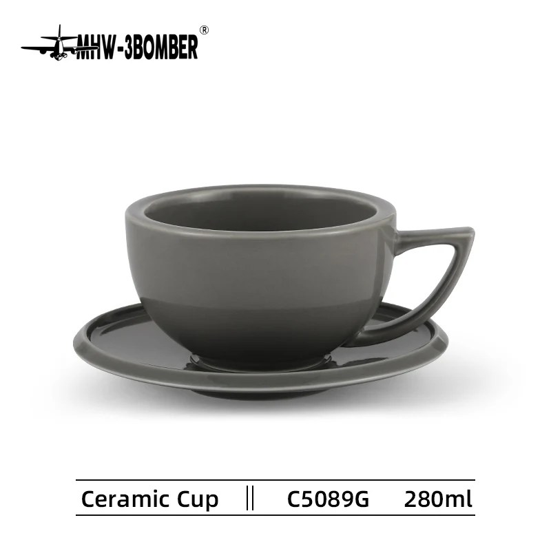 MHW Ceramic Cup 280ml-gray