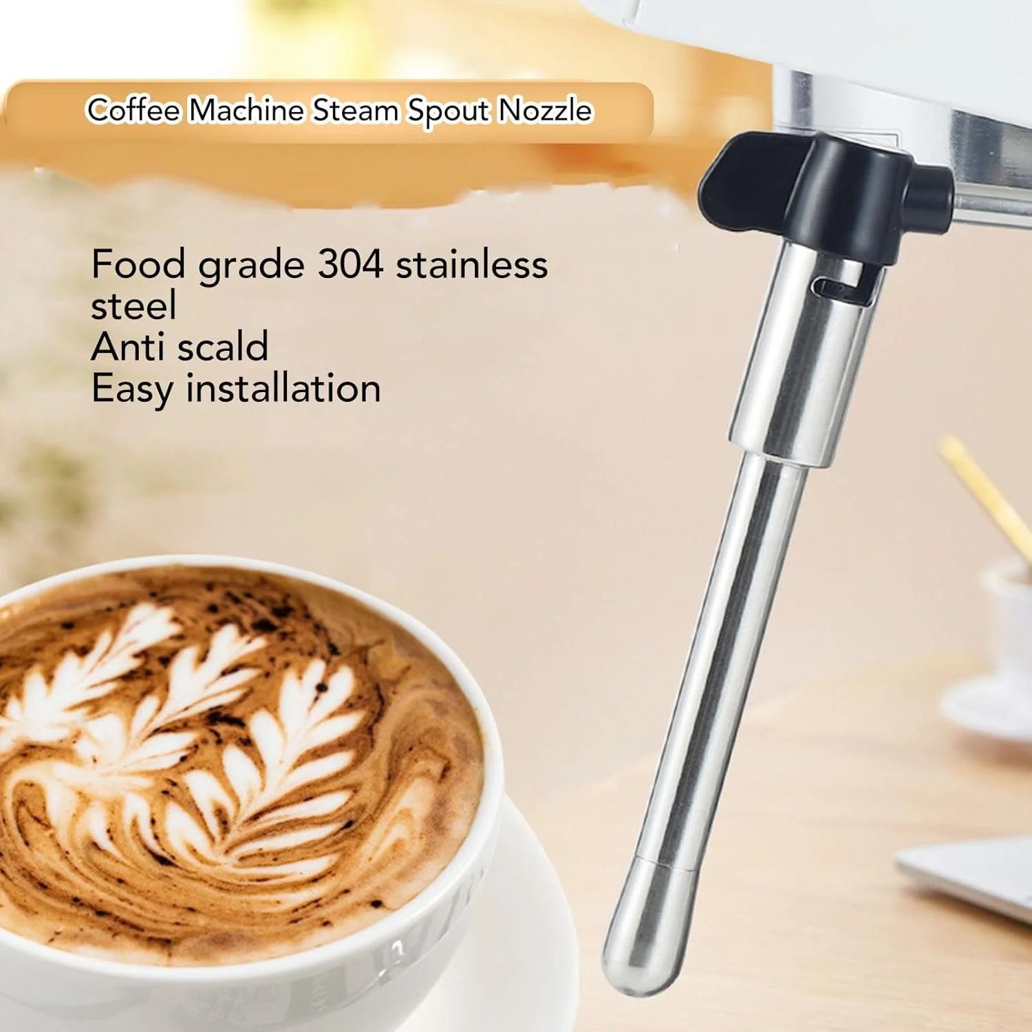 ⁦Stainless Steel Steam Nozzle⁩ - الصورة ⁦5⁩
