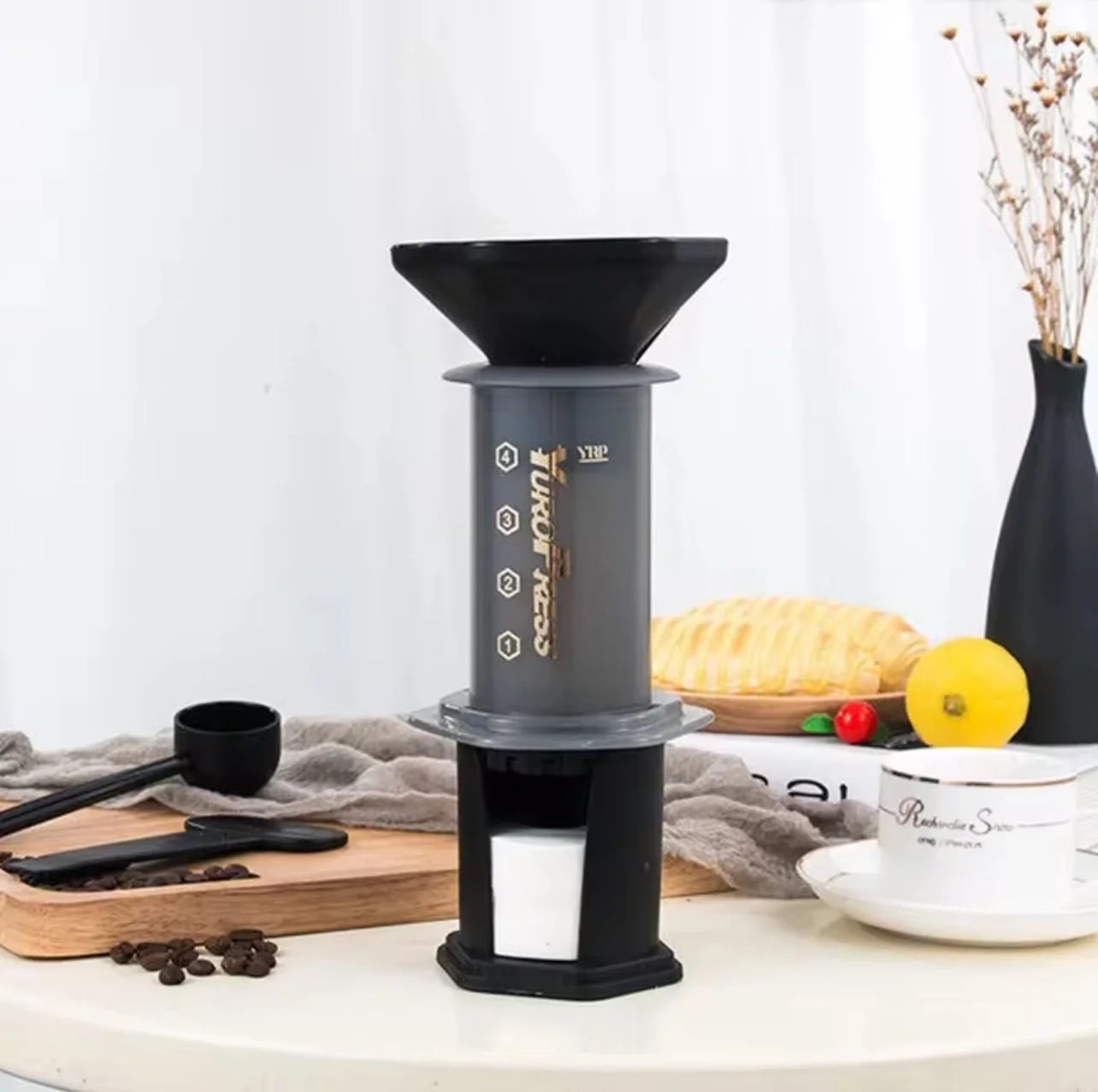 ⁦YUROPRESS COFFEE MAKER SET WITH FILTER⁩ - الصورة ⁦5⁩