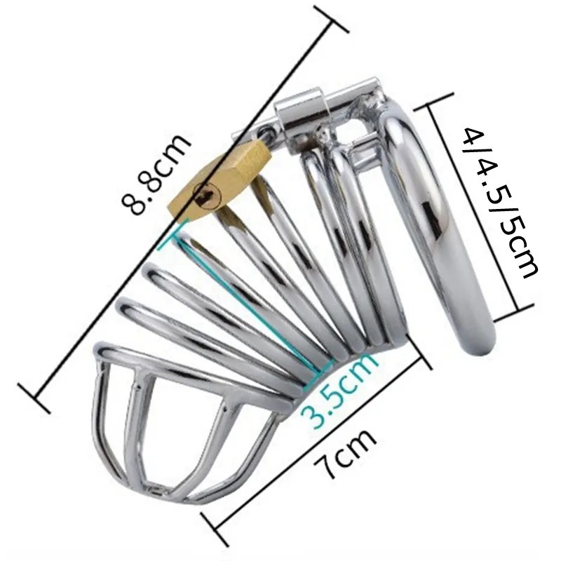 Cage de chasteté inox