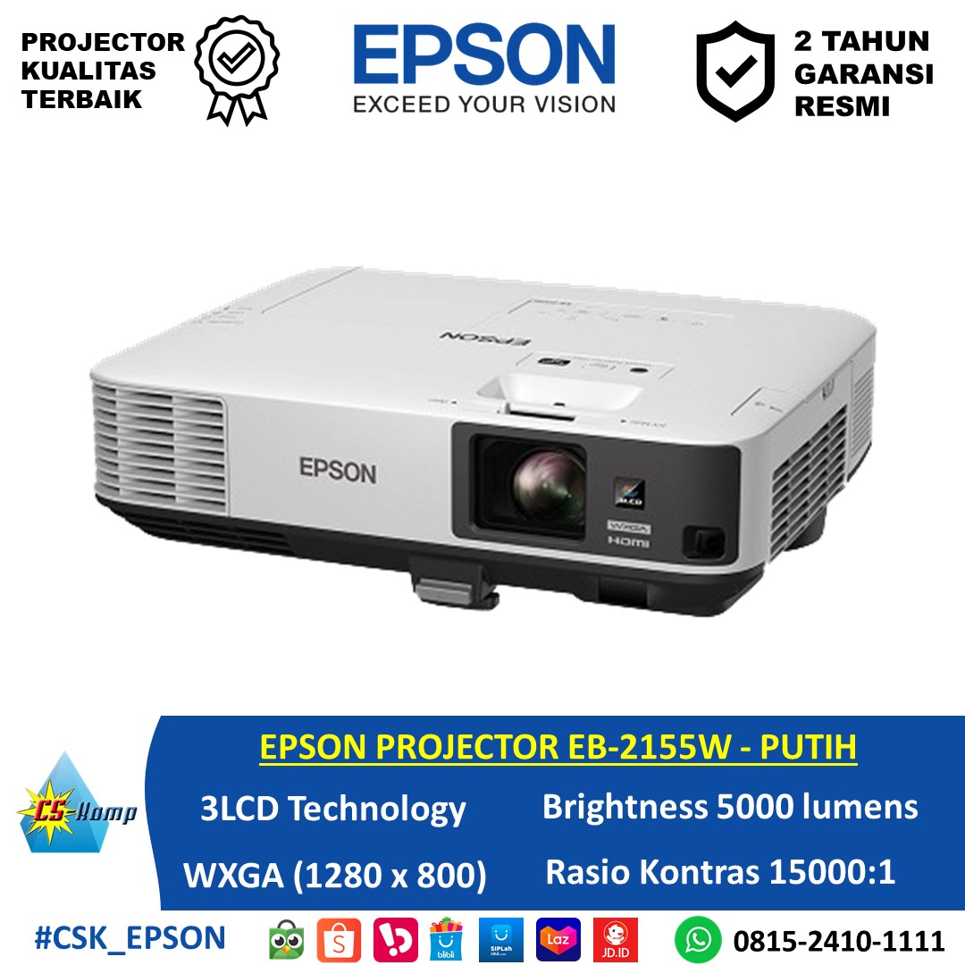 EPSON PROJECTOR EB-2155W EPSON PROJECTOR EB-2155W
