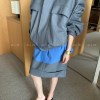 高級感廓形純棉夾克+褶邊裙套裝