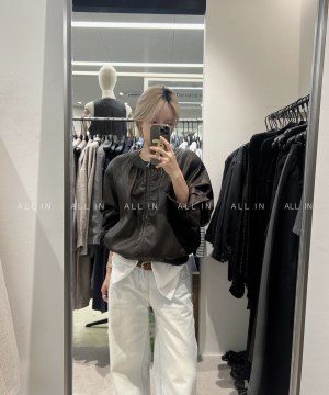 復古寬鬆版型蛋白皮革外套：圖片 18