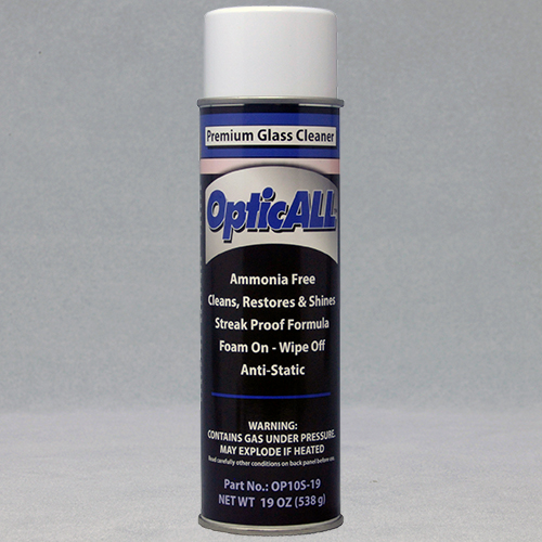 OpticALL, OP10S-19, 19 oz Ammonia Free Glass Cleaner - CAIG