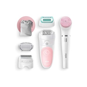 Silk-épil Beauty Set 5 5/875 BS Wet & Dry epilator with 3 extras incl. Braun FaceSpa.