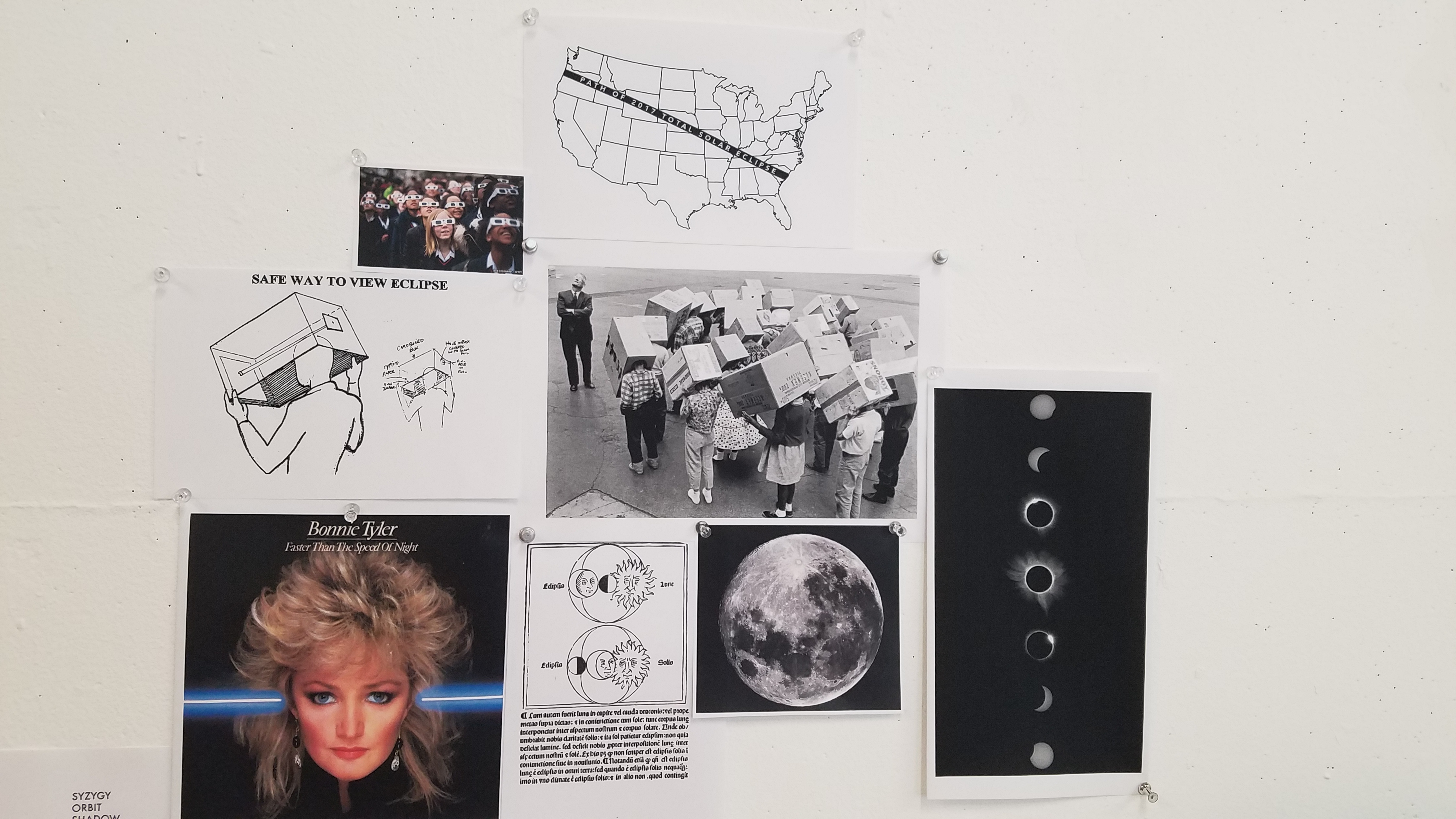 visual research wall