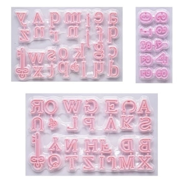 Alphabet Embosser Set Cake Arts