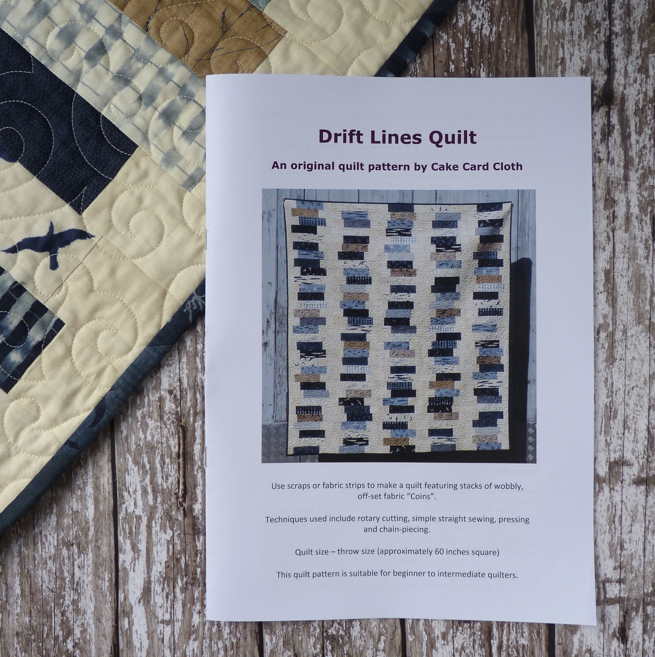 Drift Lines Quilt Pattern