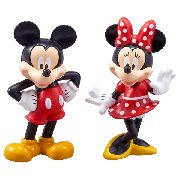 Mickey & minnie mouse cake topper set