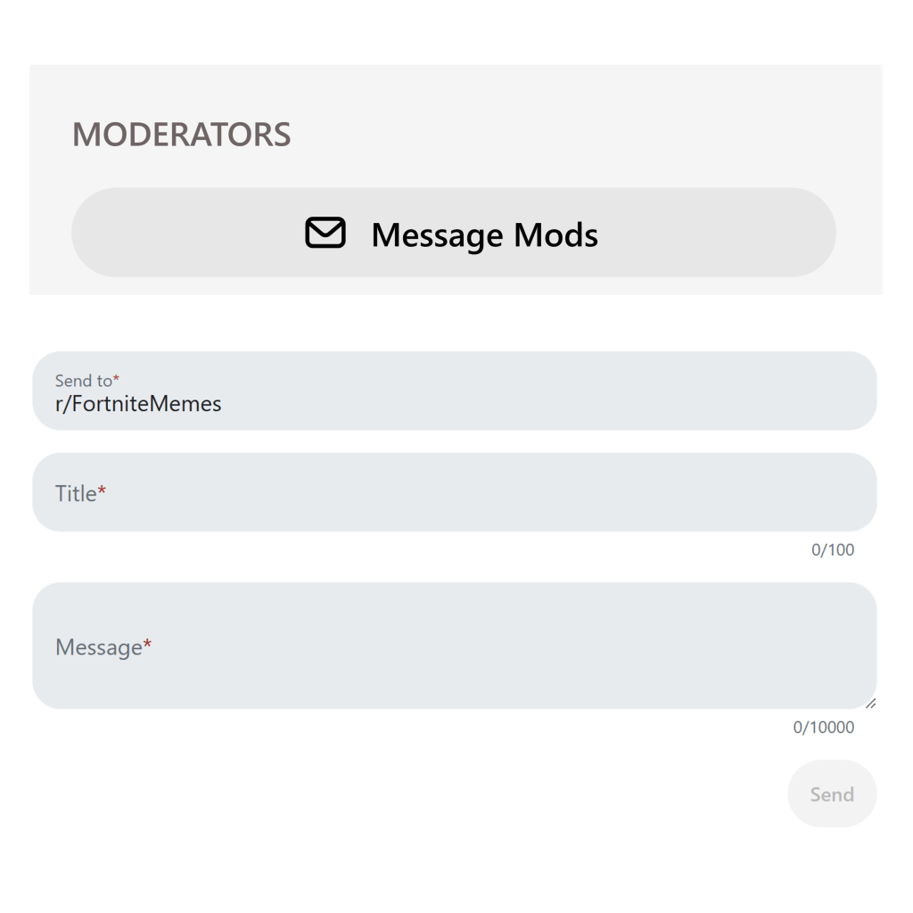 Example contact form for CAKE advertising