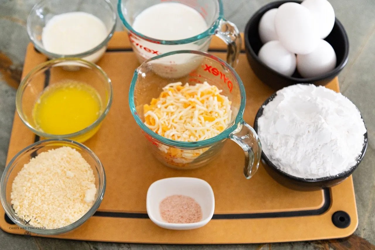 easy Brazilian Cheese Bread ingredients