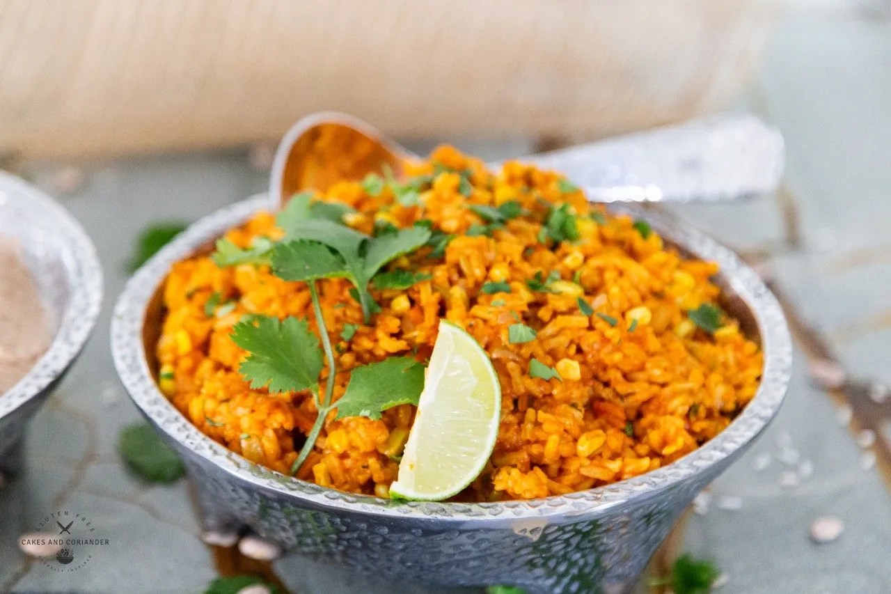 Spanish Rice in a bowl