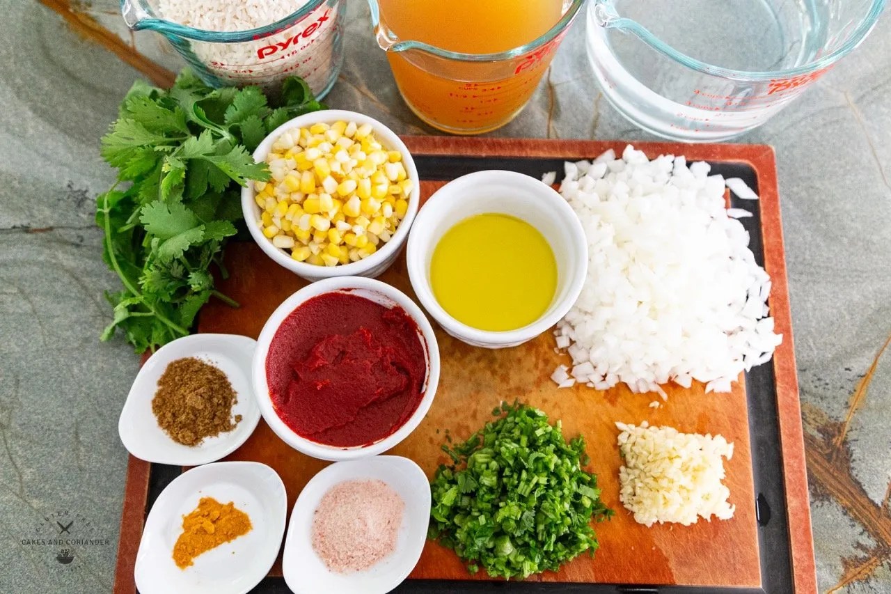 Mexican Rice Ingredients