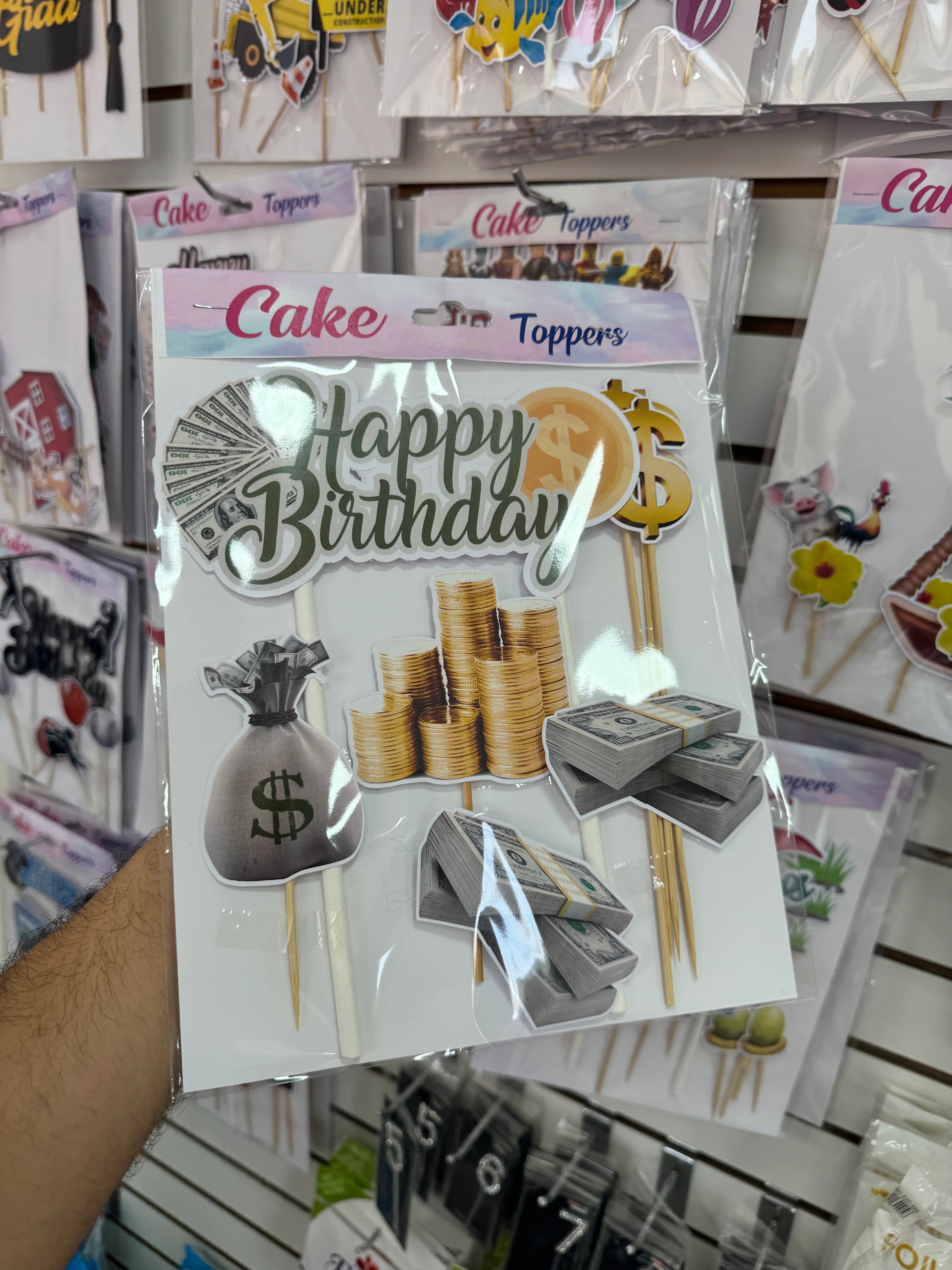 Money Cake Toppers Cake Toppers Mj