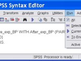 Spss Syntax Editor Window