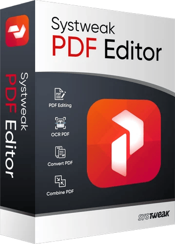Systweak PDF Editor Free Download