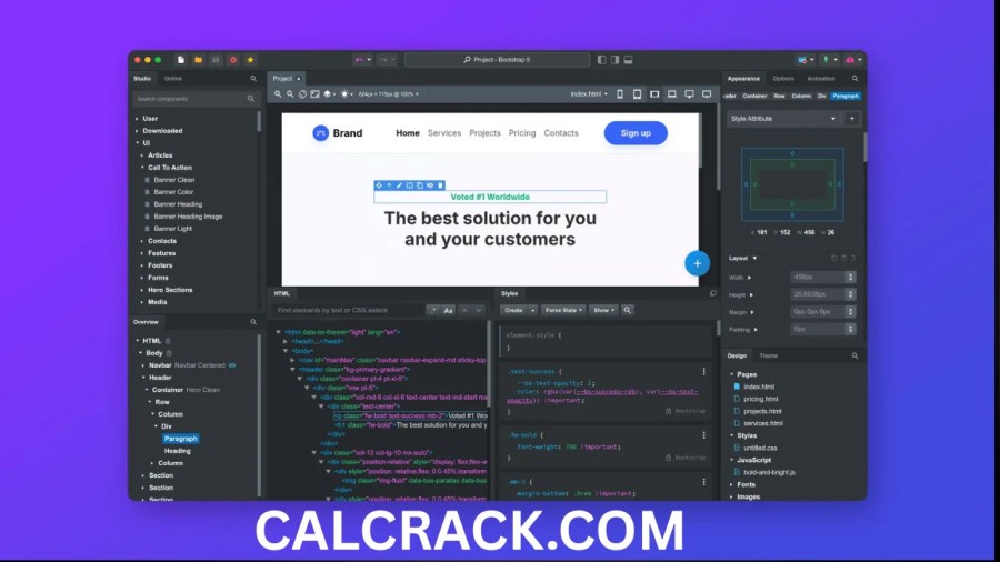 Bootstrap Studio FREE DOWNLOAD