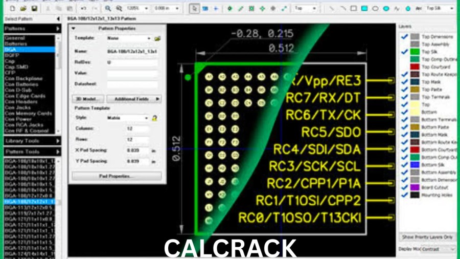 DipTrace PCB design software interface
